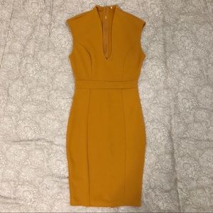Mustard Midi Dress